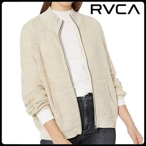 🆕RVCA Erratic zip-up knit sweater